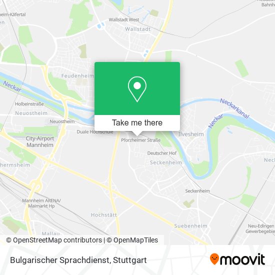 Карта Bulgarischer Sprachdienst