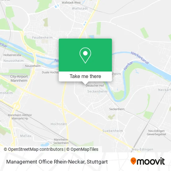 Карта Management Office Rhein-Neckar