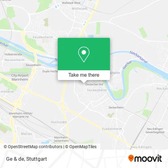 Карта Ge & de