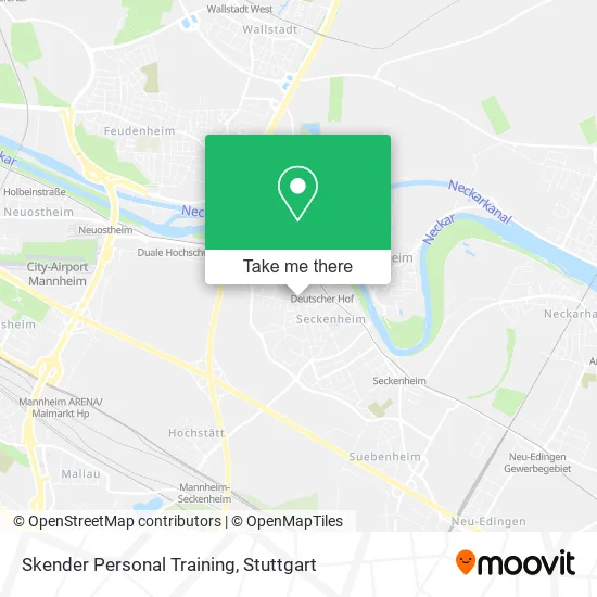 Карта Skender Personal Training
