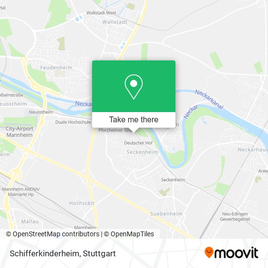Карта Schifferkinderheim