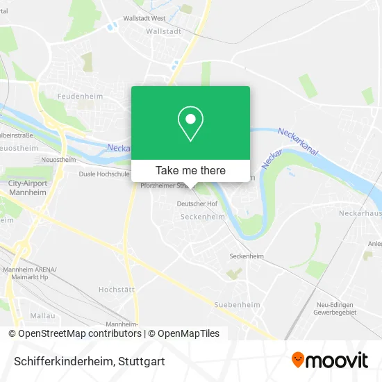 Карта Schifferkinderheim