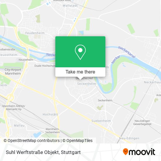 Suhl Werftstraße Objekt map