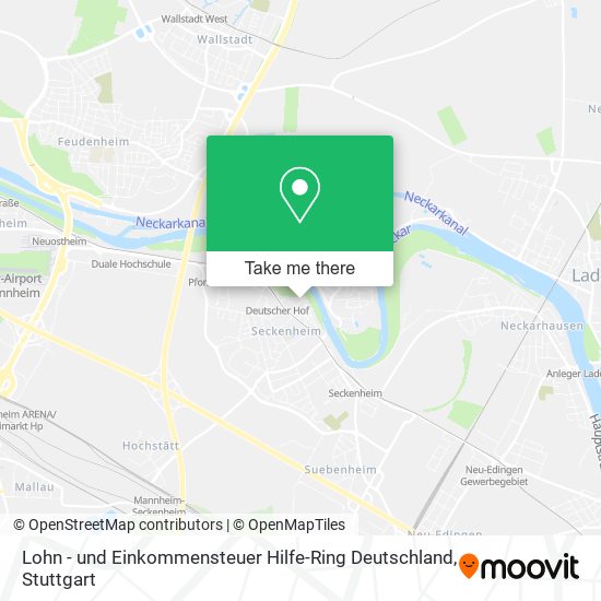 Lohn - und Einkommensteuer Hilfe-Ring Deutschland map