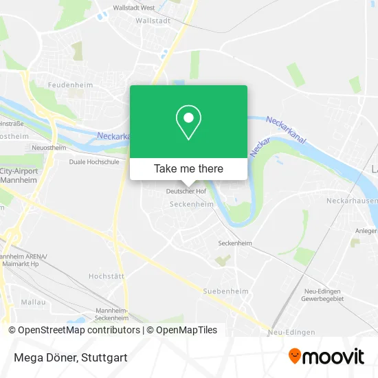 Карта Mega Döner