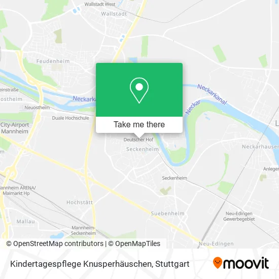 Карта Kindertagespflege Knusperhäuschen