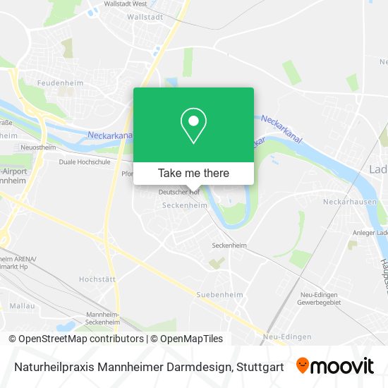 Naturheilpraxis Mannheimer Darmdesign map