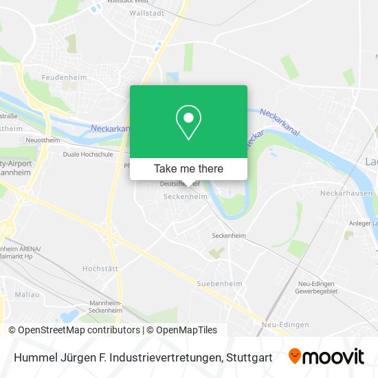 Hummel Jürgen F. Industrievertretungen map