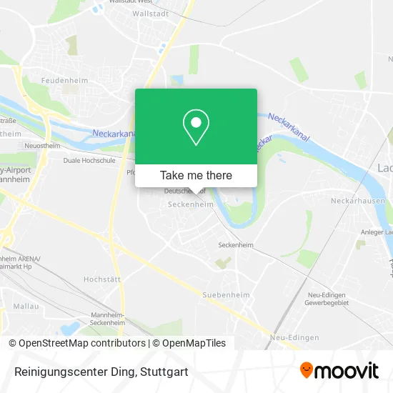 Карта Reinigungscenter Ding