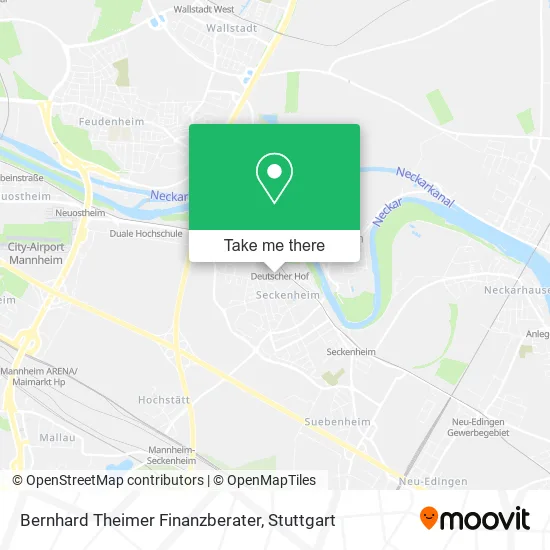 Карта Bernhard Theimer Finanzberater