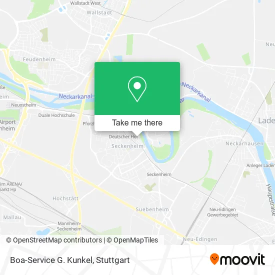 Карта Boa-Service G. Kunkel