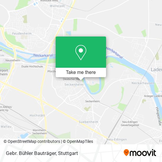 Карта Gebr. Bühler Bauträger