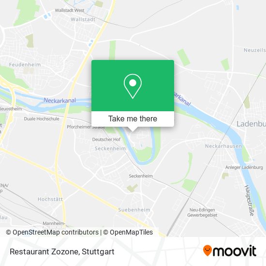 Карта Restaurant Zozone