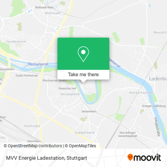Карта MVV Energie Ladestation