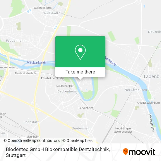 Карта Biodentec GmbH Biokompatible Dentaltechnik