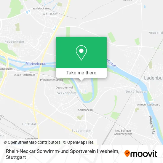 Карта Rhein-Neckar Schwimm-und Sportverein Ilvesheim