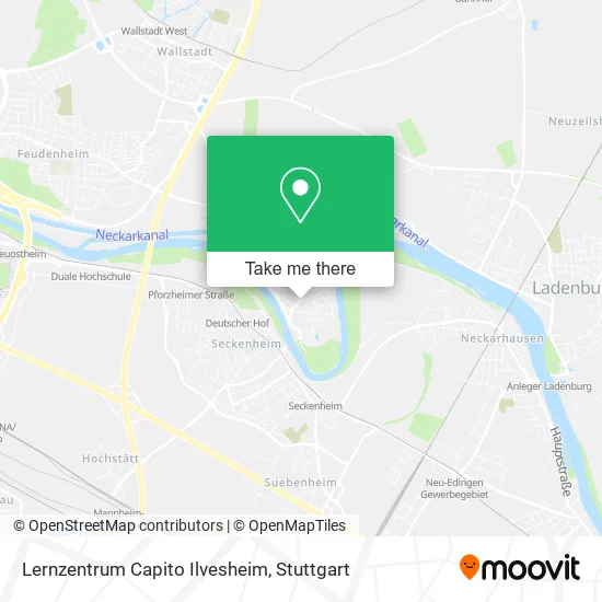 Карта Lernzentrum Capito Ilvesheim