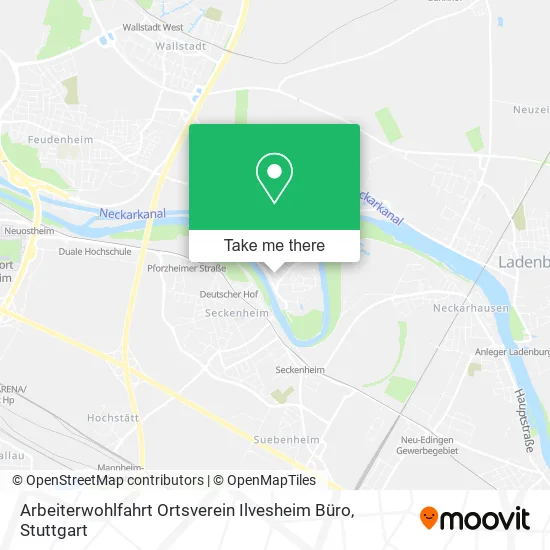 Карта Arbeiterwohlfahrt Ortsverein Ilvesheim Büro