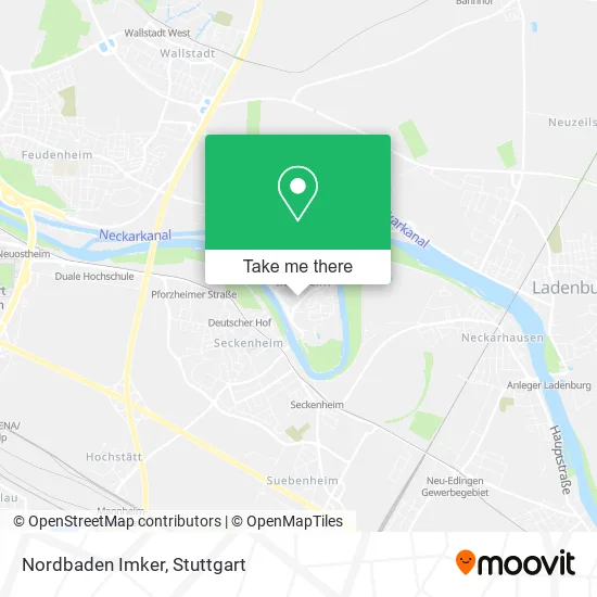 Карта Nordbaden Imker