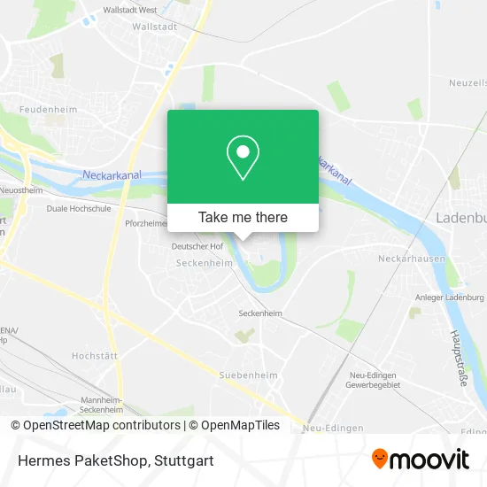 Карта Hermes PaketShop