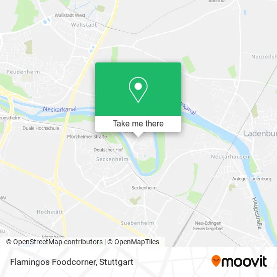 Карта Flamingos Foodcorner