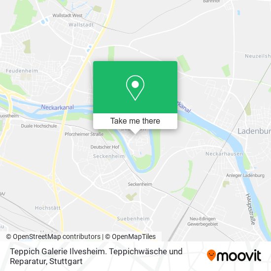 Teppich Galerie Ilvesheim. Teppichwäsche und Reparatur map