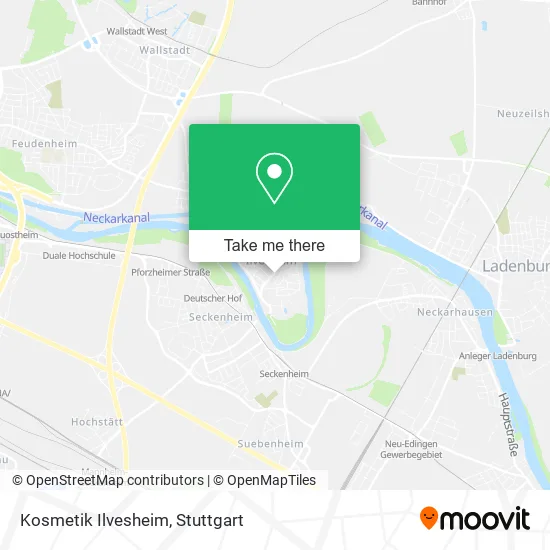 Карта Kosmetik Ilvesheim