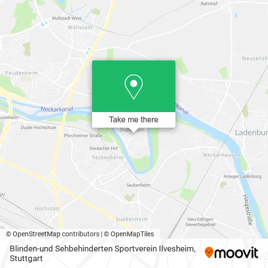 Карта Blinden-und Sehbehinderten Sportverein Ilvesheim