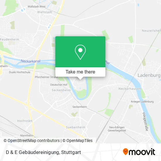 Карта D & E Gebäudereinigung