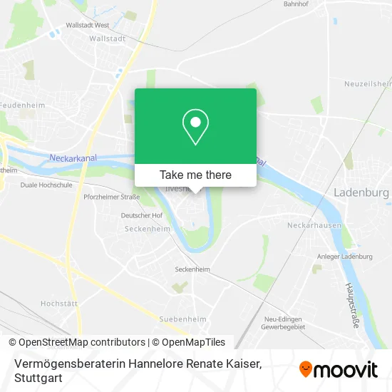 Карта Vermögensberaterin Hannelore Renate Kaiser