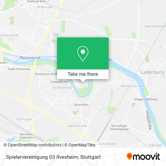 Карта Spielervereinigung 03 Ilvesheim