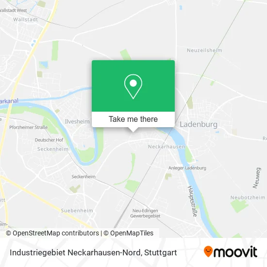 Карта Industriegebiet Neckarhausen-Nord