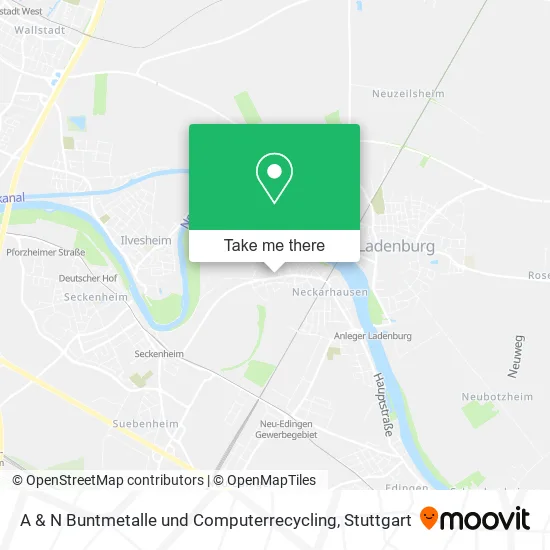 Карта A & N Buntmetalle und Computerrecycling