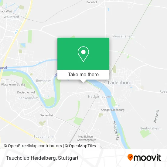 Карта Tauchclub Heidelberg