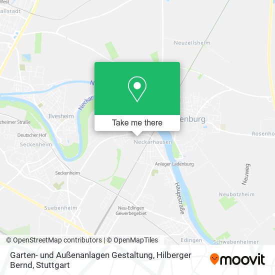 Garten- und Außenanlagen Gestaltung, Hilberger Bernd map