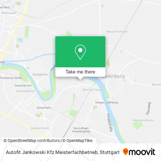 Карта Autofit Jankowski Kfz Meisterfachbetrieb
