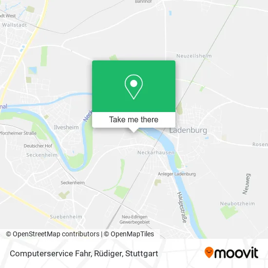 Карта Computerservice Fahr, Rüdiger