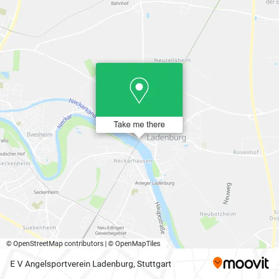 Карта E V Angelsportverein Ladenburg
