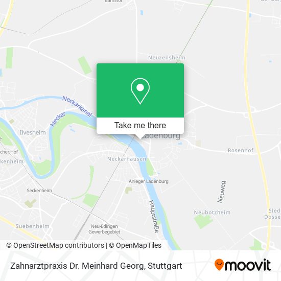 Карта Zahnarztpraxis Dr. Meinhard Georg