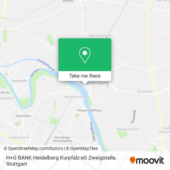 H+G BANK Heidelberg Kurpfalz eG Zweigstelle map