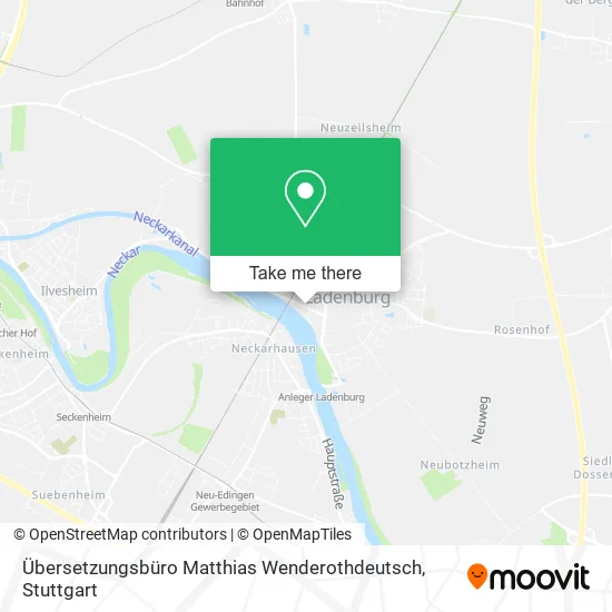 Карта Übersetzungsbüro Matthias Wenderothdeutsch