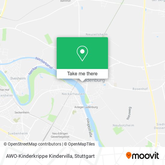 AWO-Kinderkrippe Kindervilla map