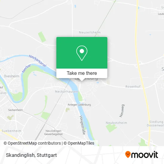 Карта Skandinglish