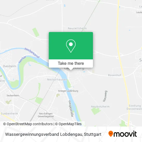 Карта Wassergewinnungsverband Lobdengau