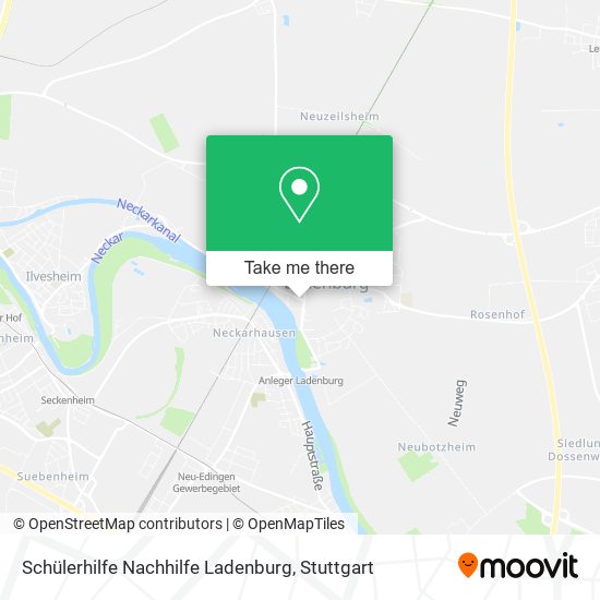 Карта Schülerhilfe Nachhilfe Ladenburg