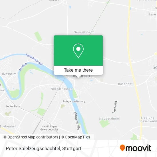 Карта Peter Spielzeugschachtel