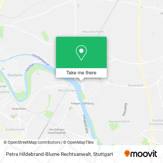 Карта Petra Hildebrand-Blume Rechtsanwalt