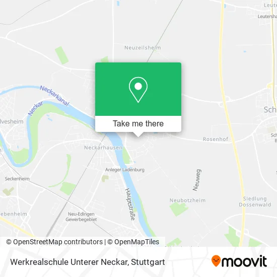 Карта Werkrealschule Unterer Neckar