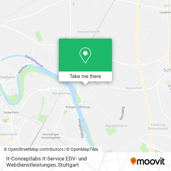 Карта It-Conceptlabs It-Service EDV- und Webdienstleistungen