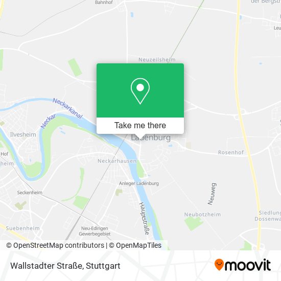 Карта Wallstadter Straße